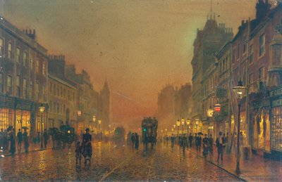 Briggate, Leeds, 1891 da John Atkinson Grimshaw